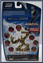 Spider-Man (Black Suited) from Marvel Legends - Sandman Series manufactured by Hasbro [Back]