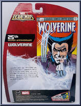 Wolverine (Silver) from Marvel Legends - Exclusives manufactured by Hasbro [Back]