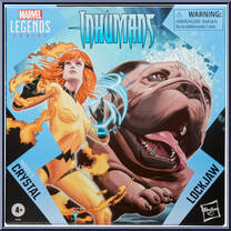 Crystal / Lockjaw (Inhumans) from Marvel Legends - Infinite Series - Multi-Packs manufactured by Hasbro [Front]