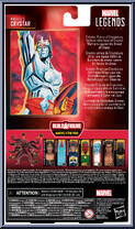 Crystar from Marvel Legends - Infinite Series - Void Series manufactured by Hasbro [Back]