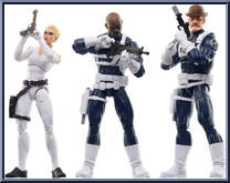 Dum Dum Dugan / Nick Fury Jr. / Sharon Carter from Marvel Legends - Infinite Series - Multi-Packs manufactured by Hasbro [Loose]