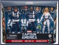 Dum Dum Dugan / Nick Fury Jr. / Sharon Carter from Marvel Legends - Infinite Series - Multi-Packs manufactured by Hasbro [Front]