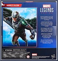 Falcon from Marvel Legends - Infinite Series - Captain America: Brave New World manufactured by Hasbro [Back]