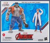 Gray Hulk and Dr. Bruce Banner from Marvel Legends - Infinite Series - Multi-Packs manufactured by Hasbro [Front]