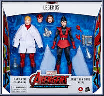 Hank Pym (Giant-Man) / Janet Van Dyne (Wasp) from Marvel Legends - Infinite Series - Avengers - Beyond Earth's Mightiest manufactured by Hasbro [Front]