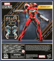 Ironheart from Marvel Legends - Infinite Series - Black Panther - Wakanda Forever manufactured by Hasbro [Back]