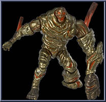 Molten Man [Build-A-Figure] from Marvel Legends - Infinite Series - Molten Man Series manufactured by Hasbro [Loose]