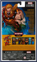 Sabretooth from Marvel Legends - Infinite Series - Colossus Series manufactured by Hasbro [Back]