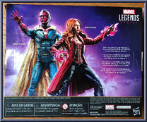 Scarlet Witch / Vision from Marvel Legends - Infinite Series - Exclusives manufactured by Hasbro [Back]
