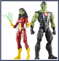 Skrull Queen / Super-Skrull from Marvel Legends - Infinite Series - Avengers - Beyond Earth's Mightiest manufactured by Hasbro [Loose]