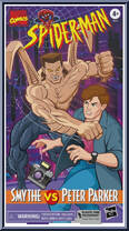 Smythe vs Peter Parker (VHS) from Marvel Legends - Infinite Series - Exclusives manufactured by Hasbro [Front]