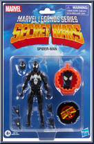 Spider-Man (Black Suit) from Marvel Legends - Infinite Series - Secret Wars manufactured by Hasbro [Front]