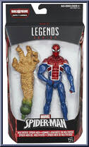 Spider-Man UK from Marvel Legends - Infinite Series - Sandman Series manufactured by Hasbro [Front]