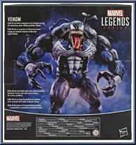 Venom from Marvel Legends - Infinite Series - Exclusives manufactured by Hasbro [Back]