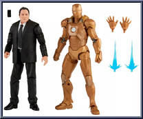 Happy Hogan / Iron Man Mark XXI from Marvel Legends - Infinity Saga - Iron Man 3 manufactured by Hasbro [Loose]
