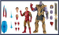 Iron Man Mark LXXXV / Thanos from Marvel Legends - Infinity Saga - Avengers - Endgame manufactured by Hasbro [Loose]