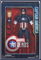 Captain America from Marvel Legends Series - 12" Scale manufactured by Hasbro [Front]
