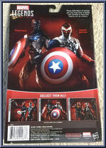Shield-Wielding Heroes from Marvel Legends Series - Comic Packs manufactured by Hasbro [Back]