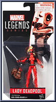 Lady Deadpool from Marvel Legends Series - Wave  4 manufactured by Hasbro [Front]