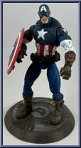 Captain America (Ultimate) from Marvel Legends - Series  8 manufactured by Toy Biz [Loose]