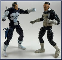 Punisher vs Jigsaw (Black Suit) from Marvel Legends - Face Off Sets - Series 2 manufactured by Toy Biz [Loose]