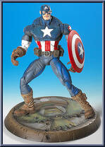 Captain America (Ultimate) from Marvel Legends - Series  8 manufactured by Toy Biz [Loose]