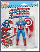 Captain America from Marvel Legends - Vintage - Super Heroes manufactured by Hasbro [Front]