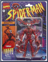 Carnage from Marvel Legends - Vintage - Spider-Man manufactured by Hasbro [Front]