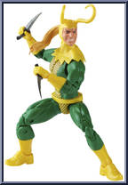 Loki (Twin Daggers) from Marvel Legends - Vintage - Super Heroes manufactured by Hasbro [Loose]