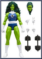 She-Hulk from Marvel Legends - Vintage - Fantastic Four manufactured by Hasbro [Loose]