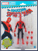 Spider-Man (Web Wings) from Marvel Legends - Vintage - Super Heroes manufactured by Hasbro [Front]