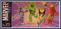 Silver Surfer / Gamma Hulk / Classic Wolverine / Iron Man Action Figure