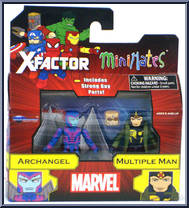 Archangel / Multiple Man from Marvel Minimates - Wave 78 - X-Factor manufactured by Diamond Select [Front]