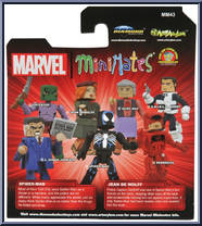 Spider-Man / Jean DeWolff from Marvel Minimates - Wave 43 manufactured by Diamond Select [Back]