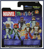 Iceman / Sentinel from Marvel Minimates - Wave 59 - All New X-Men manufactured by Diamond Select [Back]