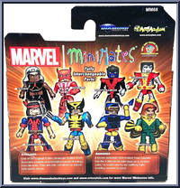 Cyclops / Banshee from Marvel Minimates - Wave 68 - Giant Size X-Men manufactured by Diamond Select [Back]