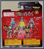 Tactical Wolverine / Marvel Now Magneto from Marvel Minimates - Wave 72 - Wolverine manufactured by Diamond Select [Back]