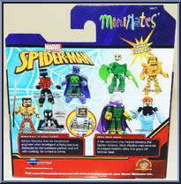 Vulture / Molten Man from Marvel Minimates - Wave 77 manufactured by Diamond Select [Back]