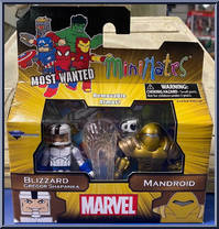 Blizzard Gregor Shapanka / Mandroid from Marvel Minimates - Wave 69 - Most Wanted manufactured by Diamond Select [Front]