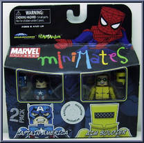 Captain America / AIM Soldier from Marvel Minimates - Toys R Us 2-Packs - Wave  3 manufactured by Diamond Select [Front]