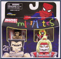 "Danger Room" Wolverine / Omega Red from Marvel Minimates - Toys R Us 2-Packs - Wave 10 manufactured by Diamond Select [Front]