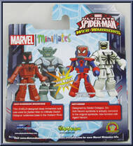 Deep-Immersion Spider-Man / Anti-Venom from Marvel Minimates - Walgreens - Wave  4 manufactured by Diamond Select [Back]