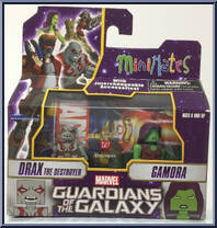 Drax the Destroyer / Gamora from Marvel Minimates - Walgreens - Wave  2 manufactured by Diamond Select [Front]