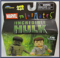 Hulk / Bruce Banner from Marvel Minimates - Wave 22 - Incredible Hulk manufactured by Diamond Select [Front]