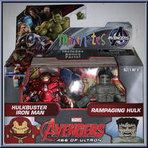 Hulkbuster Iron Man / Rampaging Hulk from Marvel Minimates - Wave 63 - Avengers: Age of Ultron manufactured by Diamond Select [Front]