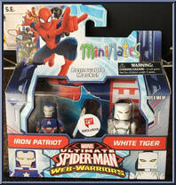 Iron Patriot / White Tiger from Marvel Minimates - Walgreens - Wave  6 manufactured by Diamond Select [Front]