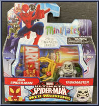 Iron Spider-Man / Taskmaster from Marvel Minimates - Walgreens - Wave  2 manufactured by Diamond Select [Front]