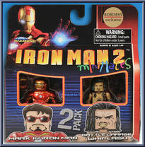 Mark IV Iron Man (Sunglasses) / Battle Damage Whiplash (Borders) Action Figure