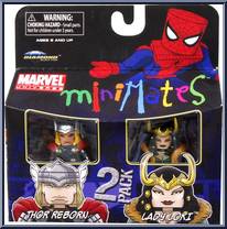 Thor (Reborn) / Lady Loki from Marvel Minimates - Wave 33 manufactured by Diamond Select [Front]