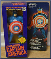 Captain America (Powerized with Power Shield) from Marvel - Basic Series manufactured by Remco [Front]